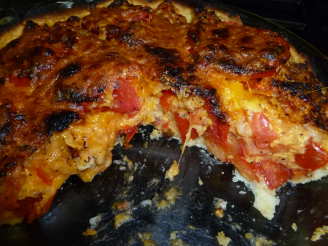 Chunky Tomato Cheese Pie