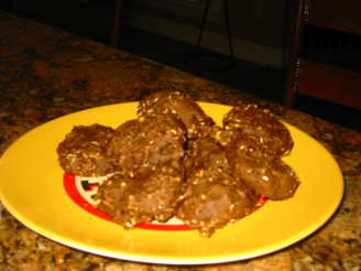 Vegan Brownie-Ish Carob Oat Cookies