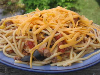 Tex-Mex Spaghetti (Crock Pot Served)