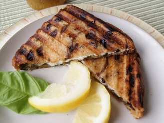 Grilled Goat Cheese Sandwiches With Fig and Honey