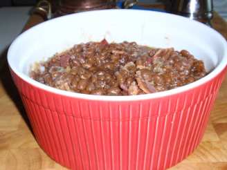 Maple Onion Baked Beans
