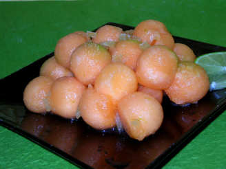 Ginger Lime Melon Balls