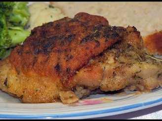 Crusty Herb Fried Chicken (Baked)