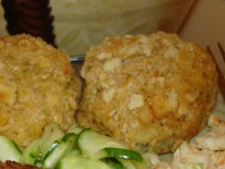 Kittencal's Baked Cheesy Mashed Potato Patties/Croquettes