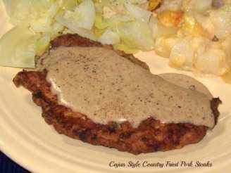 Cajun Style Country Fried Pork Steaks