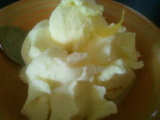 Lemon Ice Sherbet (In Ice Cream Maker)