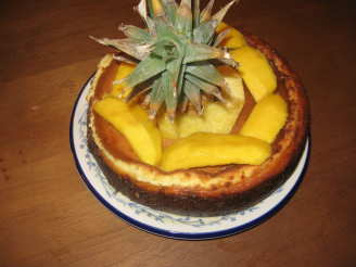 Mango Pineapple Lime Cheesecake