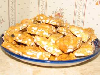 Microwave Peanut Brittle Candy