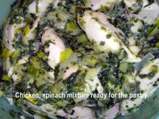 Chicken Spinach Parcels