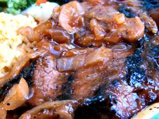 South African Steak With  Sweet Marinade Sauce