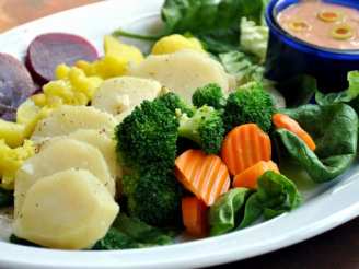 Potato, Beet,cauliflower and Broccoli Salad Platter