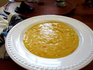 Yellow Split Pea Soup With Lemon