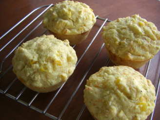 Double Corn and Green Chile Muffins