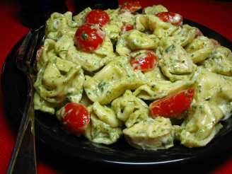 Pesto Chicken Tortollini Salad