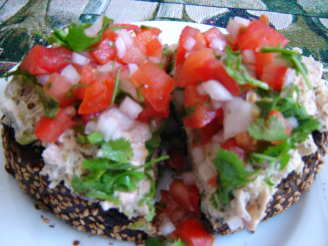 Summer Tuna Salad Sandwich (Open-Faced)