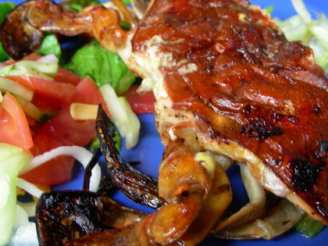 Grilled Soft Shell Crabs With Jicama Salad