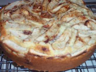 Warm Sour Apple and Buttermilk Torte