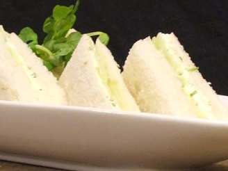 Cucumber Mint Tea Sandwiches