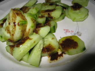 English Cucumber Salad With Balsamic Vinaigrette