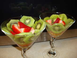 Rendezvous of Strawberries and Kiwi Fruit
