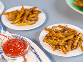 Spicy Baked Sweet Potato "fries"
