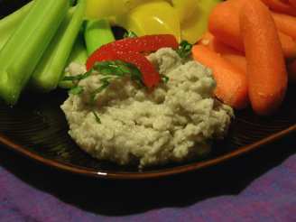 One-Step Artichoke Bean Dip With Roasted Red Peppers