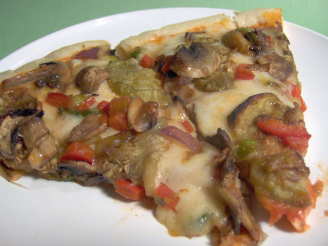 Grilled Eggplant Pizza(Vegetarian)