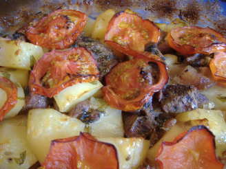 Tave (Cypriot Baked Lamb and Potatoes With Cumin and Tomatoes)