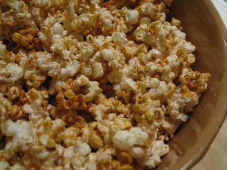 Quick Microwave Caramel Popcorn
