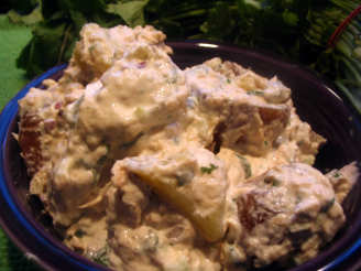 Salmon & Cilantro Potato Salad