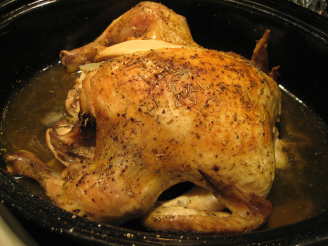 Oven-Roasted Chicken, With Roasted Garlic and French Bread