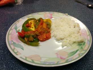 Paneer Jalfrezi (Paneer With Green Peppers, Onions and Tomatoes)