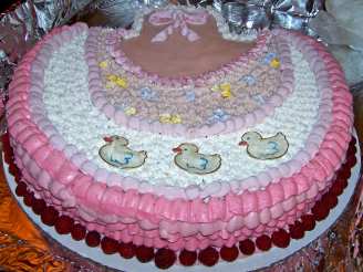 Beautiful Baby Girl Bib Cake