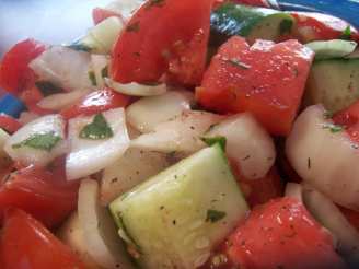 Chunky Garden Tomato Salad