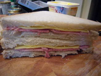Ham, Cheese and Mayo Sandwich