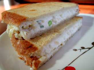 Grilled Crab and Cheddar Sandwich