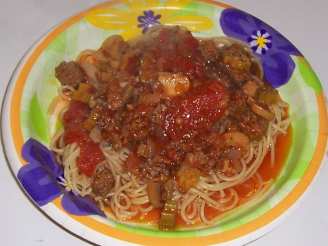 Mom's Cajun Spaghetti