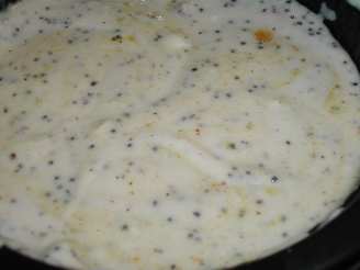 Poppy Seed and Yoghurt Dipping Sauce for Shrimp