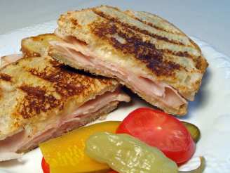 Grilled Turkey and Provolone on Garlic & Herb Bread
