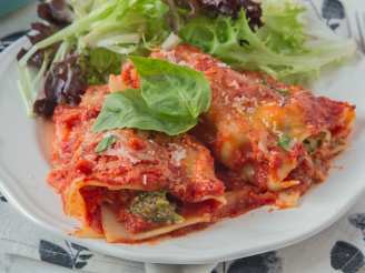 Vegetable Lasagna Roll-Ups