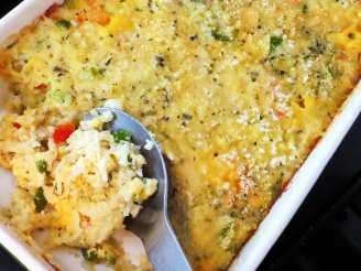 Creole Baked Cheese Rice