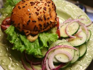 Grilled Kielbasa Sandwich
