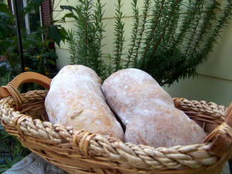 Ciabatta  With Hints of Rosemary / Bread Machine