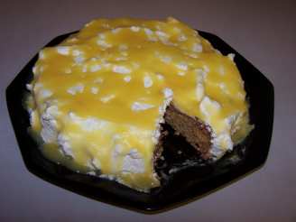 Graham Cracker Walnut Whipped Cream Caramel Cake