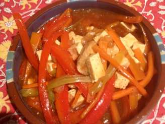 Indonesian Sweet and Sour Tofu With Vegetables
