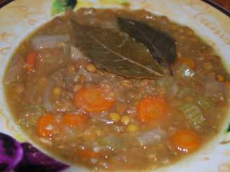 Pressure Cooker Lentil Soup