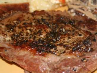 Pan-Broiled Steak With Whiskey Sauce