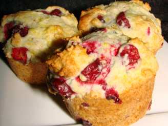 Cranberry-Orange Sour Cream Muffins