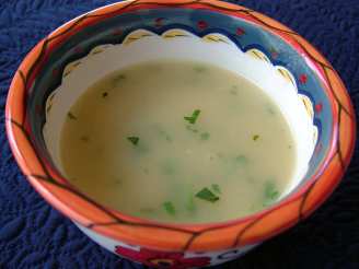 Fresh Coriander Soup (Sopa De Coentro)