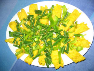 Polenta with Green Beans